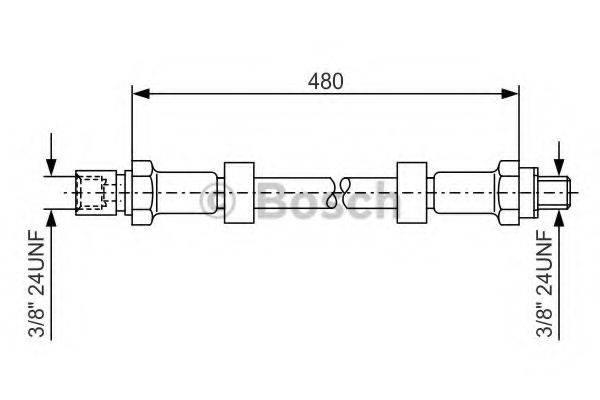 BENDIX 171113B Гальмівний шланг
