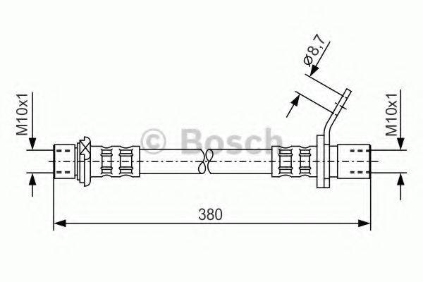 LUCAS ELECTRICAL PHA552 Гальмівний шланг