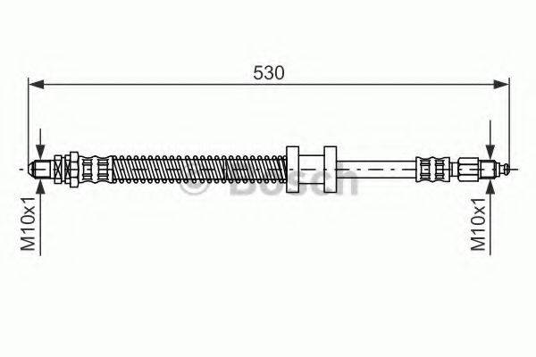 BENDIX 172685B Гальмівний шланг