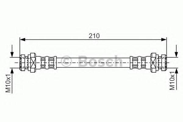 CF GOMMA 511488 Гальмівний шланг