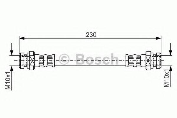 CF GOMMA 511809 Гальмівний шланг