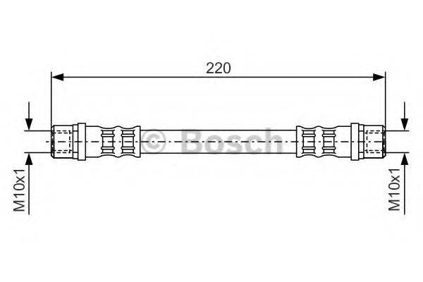 LUCAS ELECTRICAL 9001421 Гальмівний шланг