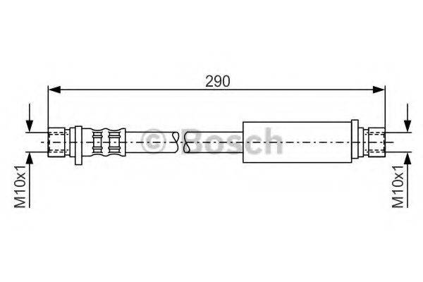 CF GOMMA 511656 Гальмівний шланг