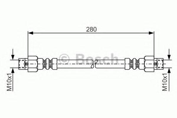 FTE 280.51.0 Гальмівний шланг