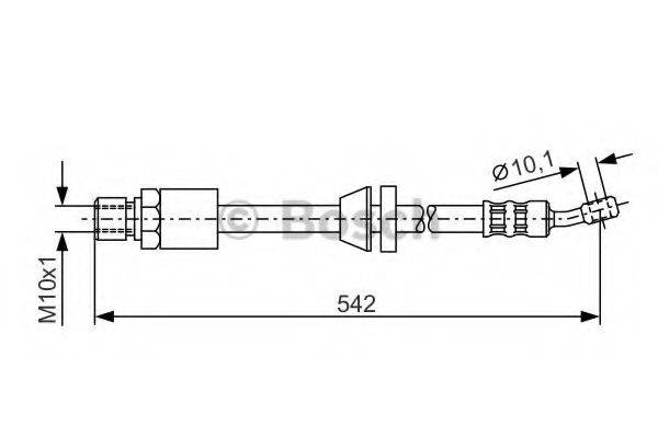 LUCAS ELECTRICAL PHD415 Гальмівний шланг