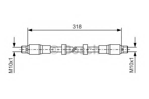 PEX 890.025 Гальмівний шланг
