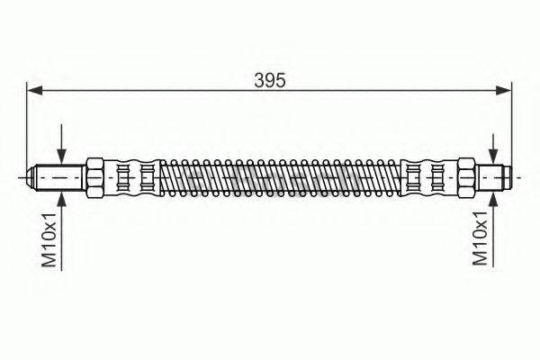 CF GOMMA 510375 Гальмівний шланг