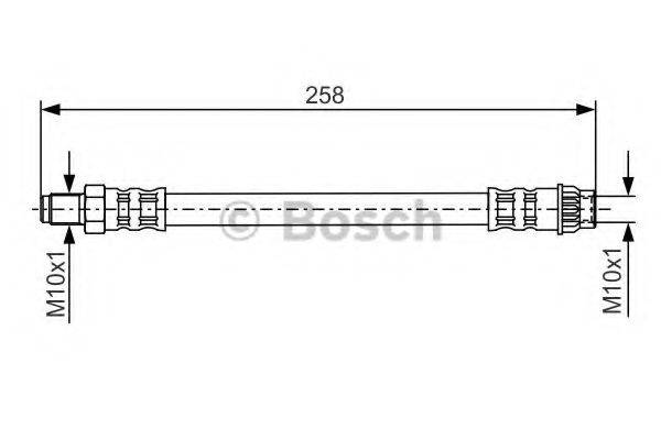 LUCAS ELECTRICAL 9001269 Гальмівний шланг