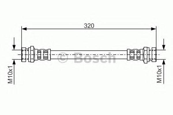 MAZDA B092 43 810A Гальмівний шланг
