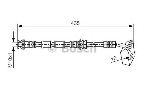 BENDIX 171535B Гальмівний шланг