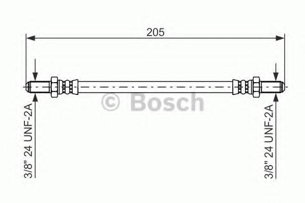 BENDIX 171001B Гальмівний шланг