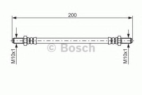 BENDIX 171586B Гальмівний шланг