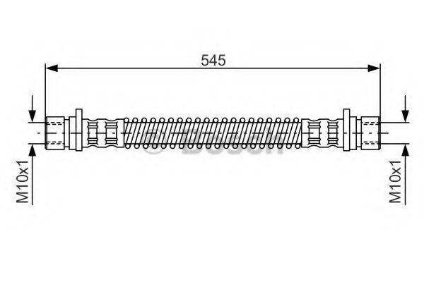 LUCAS ELECTRICAL PHA285 Гальмівний шланг