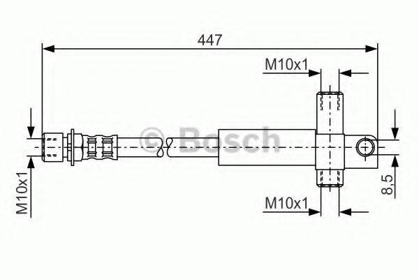 BENDIX 171271B Гальмівний шланг