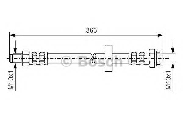 CF GOMMA 511387 Гальмівний шланг