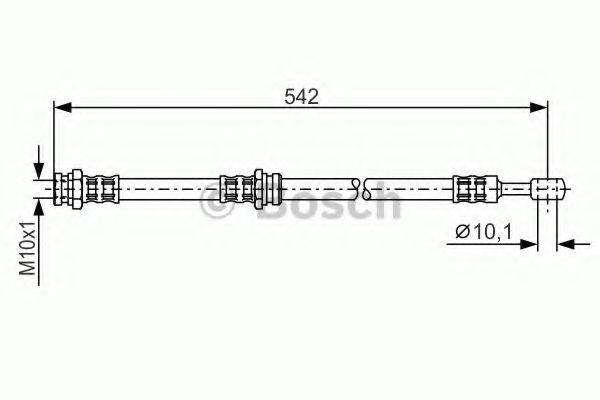 BENDIX 171513B Гальмівний шланг