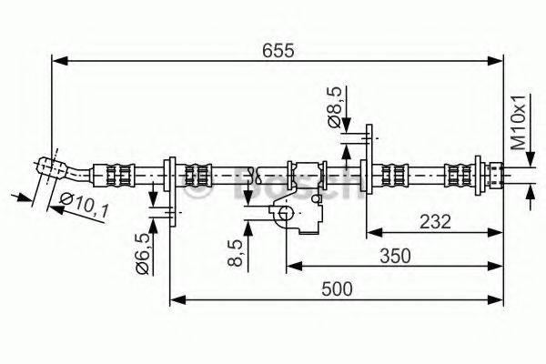CF GOMMA 512464 Гальмівний шланг