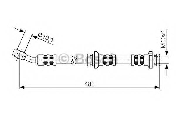 LUCAS ELECTRICAL PHD 409 Гальмівний шланг