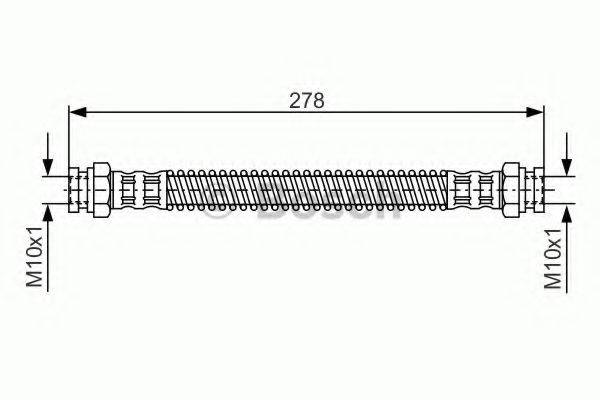 PEX 890.010 Гальмівний шланг