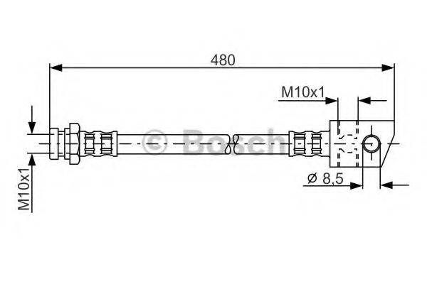 BENDIX 172472B Гальмівний шланг