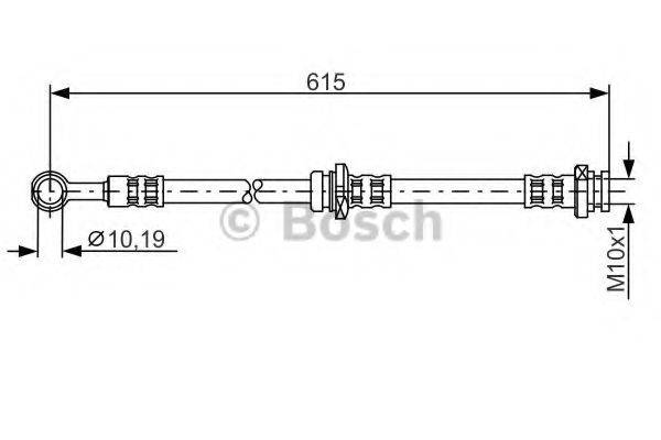 LUCAS ELECTRICAL PHD 488 Гальмівний шланг