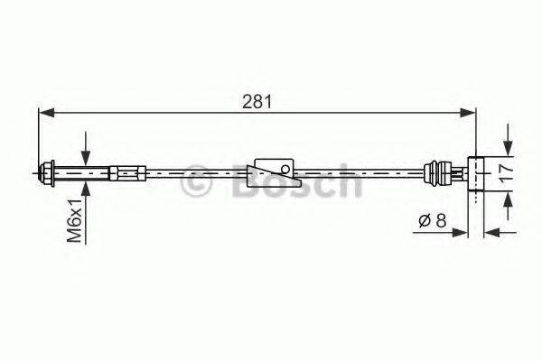 FORD 1002209 Трос, стоянкова гальмівна система
