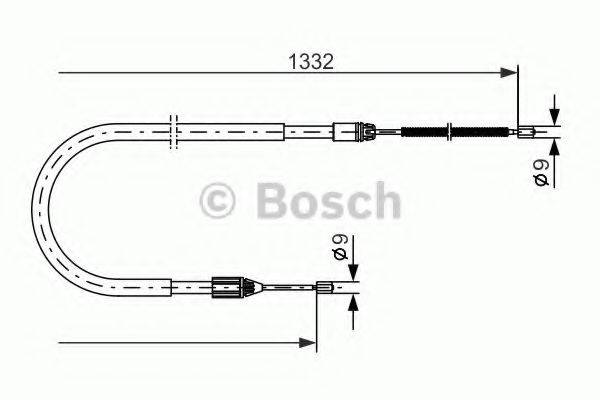 PEX 4.1265 Трос, стоянкова гальмівна система