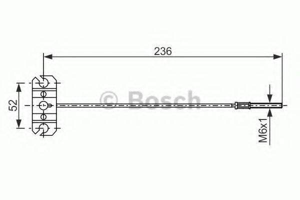 PEX 41.726 Трос, стоянкова гальмівна система