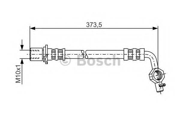 BENDIX 171892B Гальмівний шланг