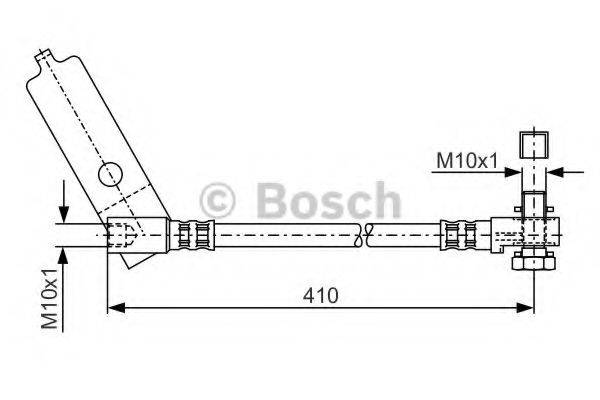 LUCAS ELECTRICAL PHD952 Гальмівний шланг