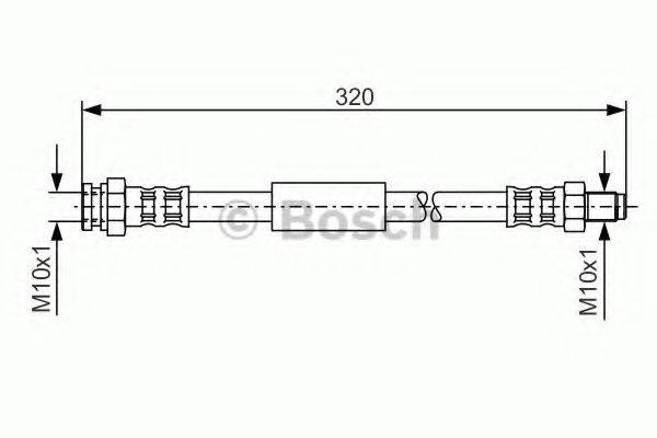 CF GOMMA 512433 Гальмівний шланг