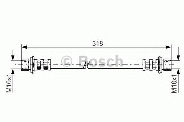 BENDIX 172679B Гальмівний шланг