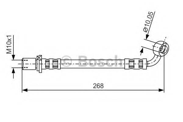LUCAS ELECTRICAL PHD 833 Гальмівний шланг