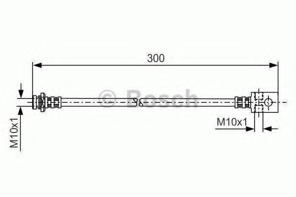 CF GOMMA 512031 Гальмівний шланг