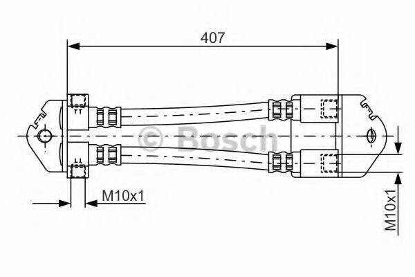 BENDIX 172988B Гальмівний шланг