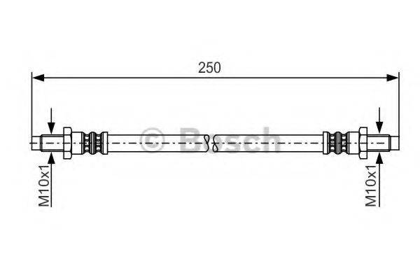 BENDIX 171448B Гальмівний шланг