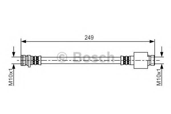 BENDIX 171476B Гальмівний шланг