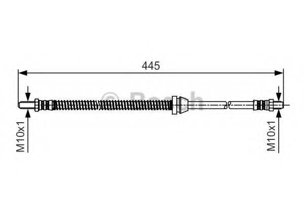 BENDIX 172763B Гальмівний шланг