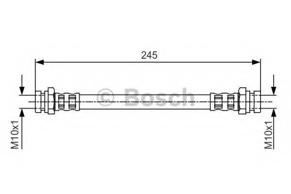CF GOMMA 511352 Гальмівний шланг