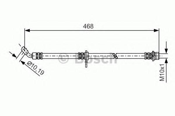 CF GOMMA 511457 Гальмівний шланг