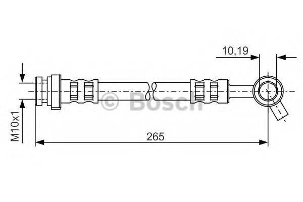 BENDIX 171769B Гальмівний шланг