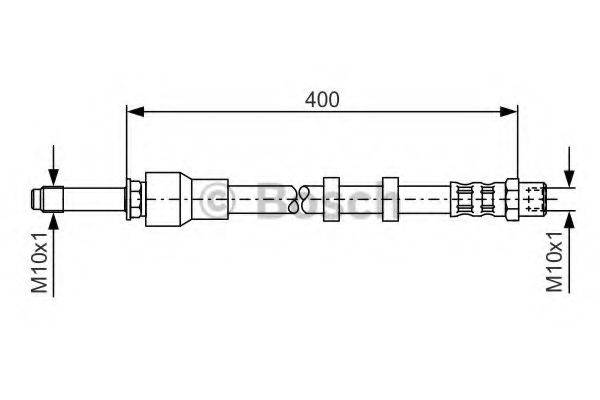 BENDIX 172999B Гальмівний шланг
