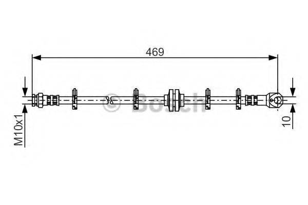BENDIX 171370B Гальмівний шланг