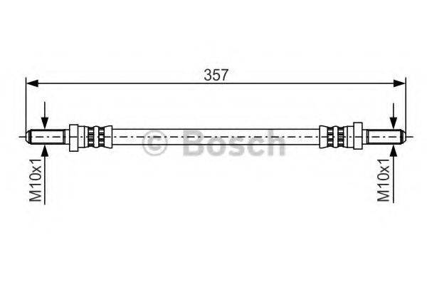FORD 91AB2282DB Гальмівний шланг