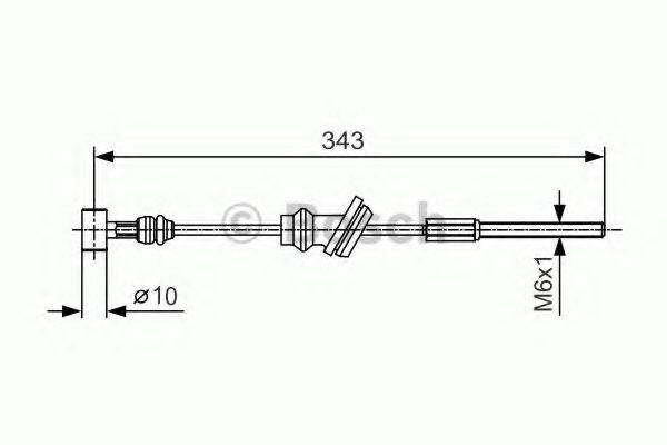 BOSCH BC914 Трос, стоянкова гальмівна система