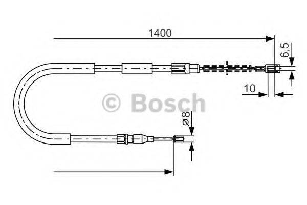 BOSCH BC1111 Трос, стоянкова гальмівна система