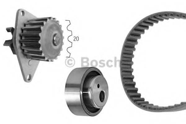 BOSCH 8 702 Водяний насос + комплект зубчастого ременя