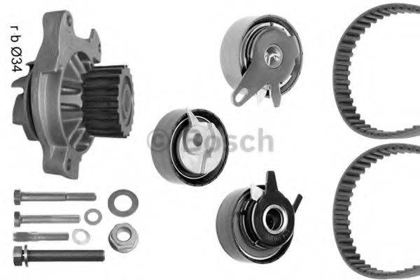 BOSCH 8 873 Водяний насос + комплект зубчастого ременя
