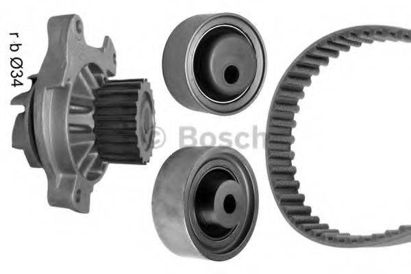 BOSCH 8 877 Водяний насос + комплект зубчастого ременя