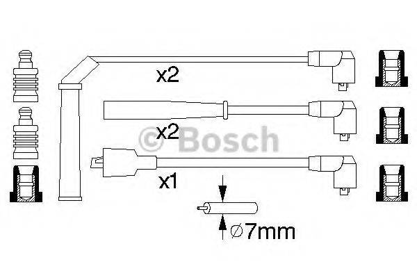 FACET 8514 Комплект дротів запалювання